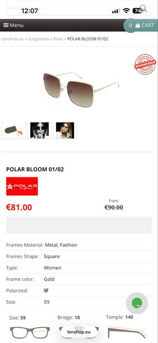 Слънчеви очила Polar Bloom