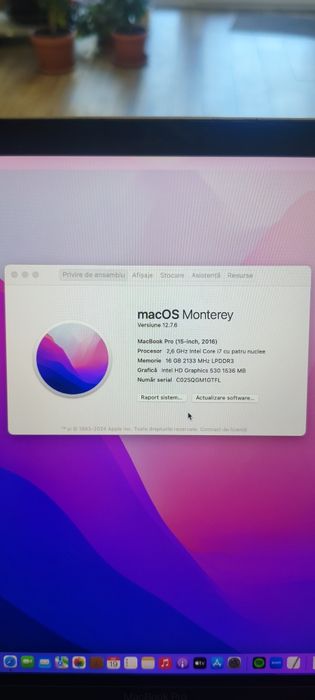 Apple MacBook Pro Touch 15 A1707(EMC 3072) 2016