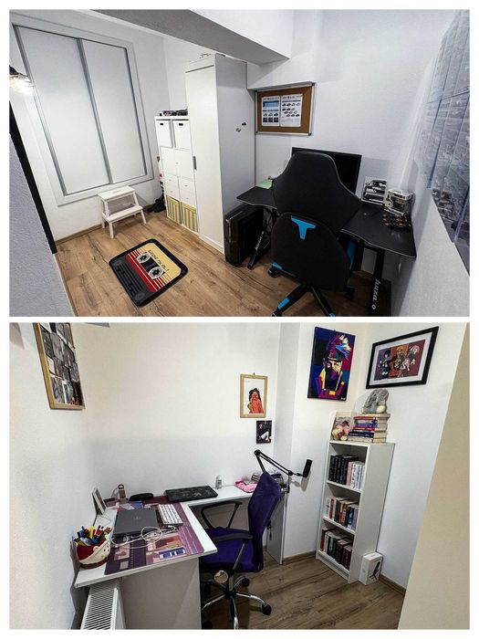 Apartament de 84mp cu 3 Camere, 2 Bai, 2 Birouri + Terasa 12mp