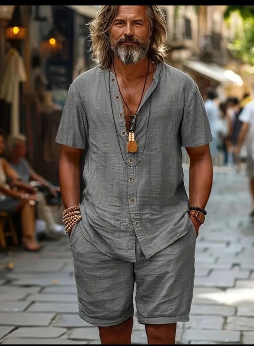 Костюм летний. Рубашка, шорты