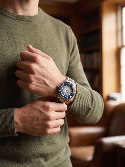 Ceas Automatic - Glacier Blue Diver 40mm - mecanism japonez