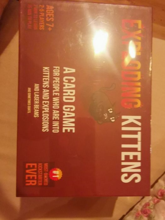 Забавни парти игра с карти Card Exploding Kittens , Impoding kittens