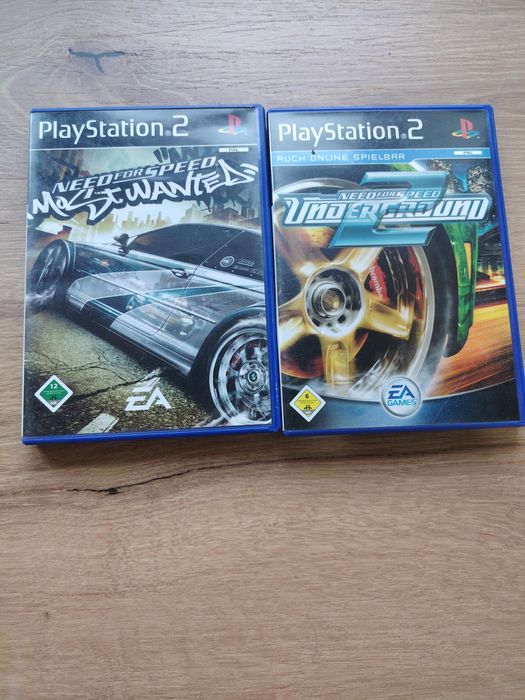 Need for Speed Most Wanted + Underground 2 PS2 Originale PAL