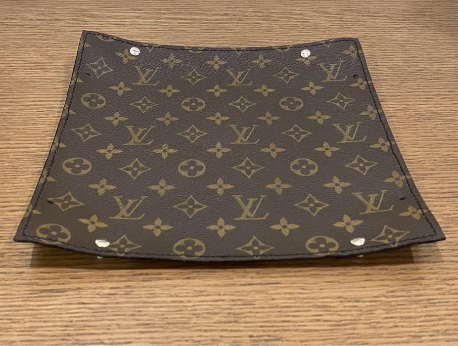 Louis Vuitton Monogram Brown Custom Leather Tray