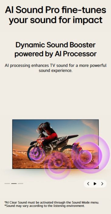 Tелевизор LG Nanocell AI 75NANO80A Smart TV LG 4K 2025 года