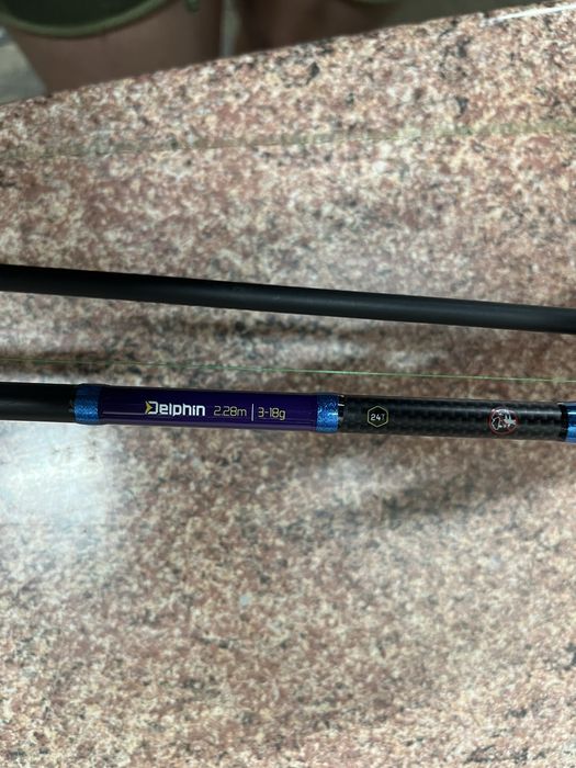 Спининг конплект въдица Delphin Graphix 2.28 м, 3-18 г и макара FL VR-2000