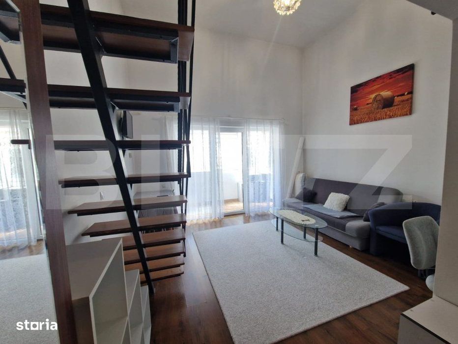 Apartament de vanzare, cu 2 camere, utilat si mobilat, zona Andrei Mur — fotografia 3