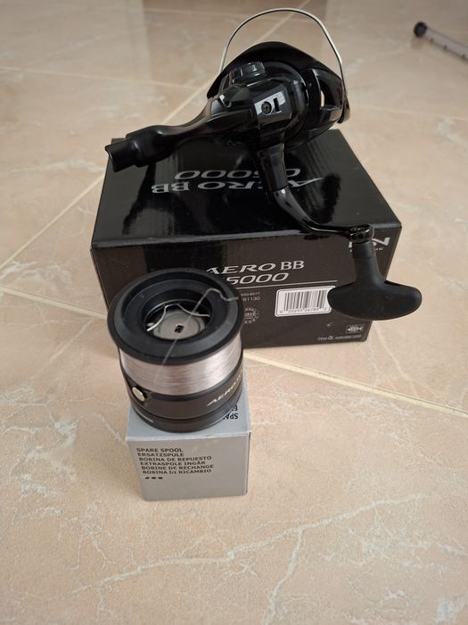 Фидер въдица Daiwa N'ZON и макари Shimano aero 5000BB и Daiwa N'zon plus 5000s-cp
