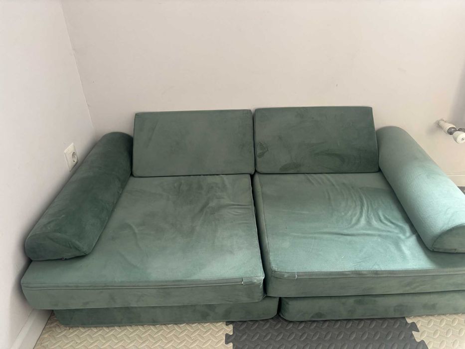 игровой диван, бирюзовый