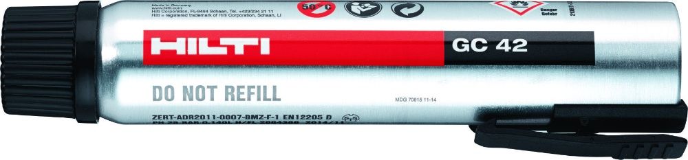 hilti газ Хилти Gc42 за пистолети GX 3, GX 3-Me GC 42