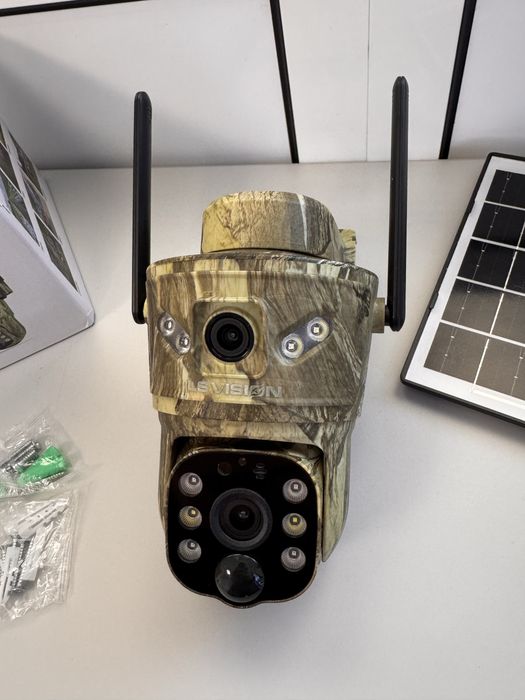 Двойна камера**Ловна камера 4G** Соларна