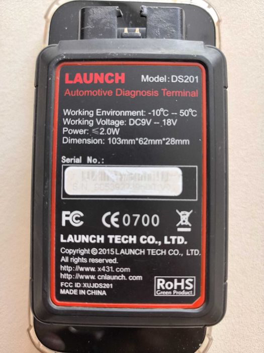 Launch DS201 для диагностики