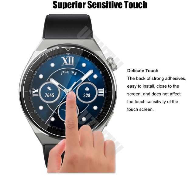 Set 2 folii sticla protectie ecran Huawei Watch GT 3 Pro(46 mm)