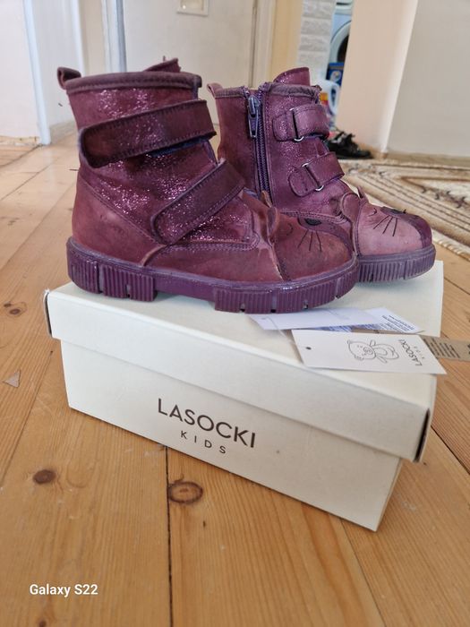 Lasocki kids, боти- ботуши 28 номер естествена кожа