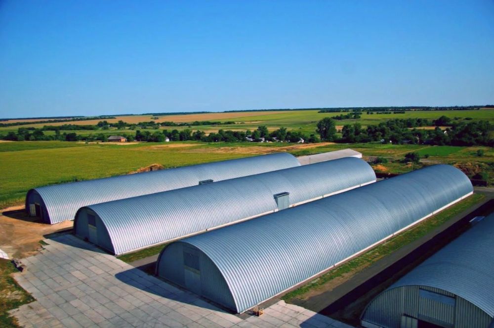 Животноводство Безкаркасный Ангар