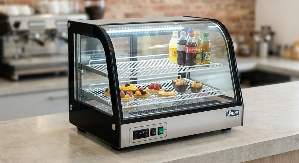 Професионална хладилна витрина за плот Forcar VPR160 (160 л)