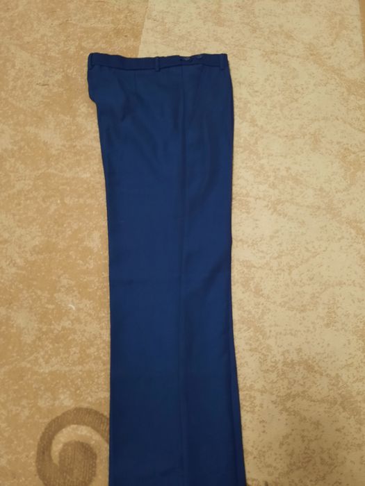 Брюки школьные, синие