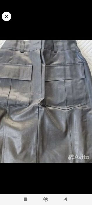 Юбка новая под кожу из Кореи