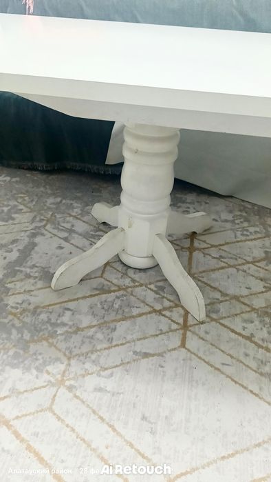 Стол для зала 4*110 белый.