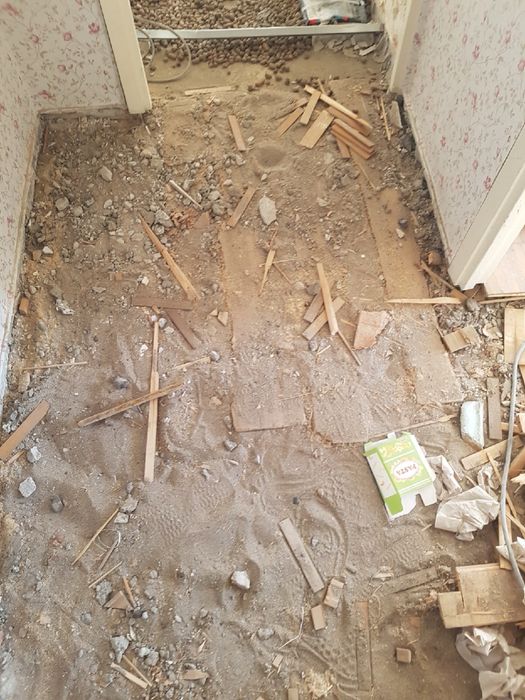 Демонтаж кафеля