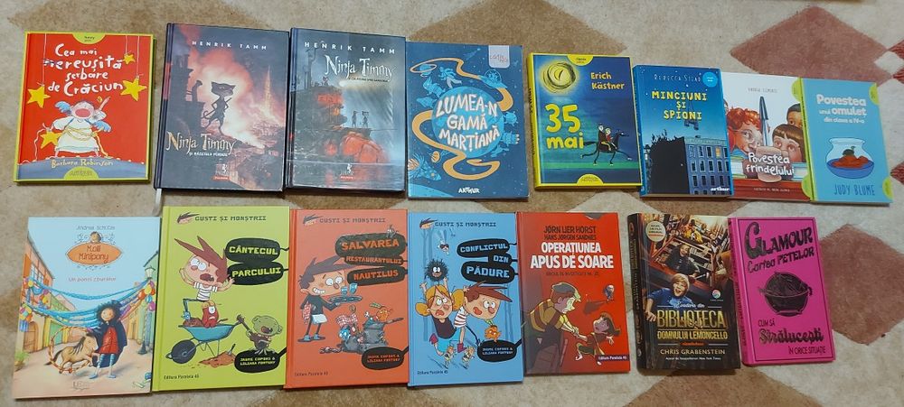 Caleasca Cenuseresei si My little pony, minnie mouse, carti activitati