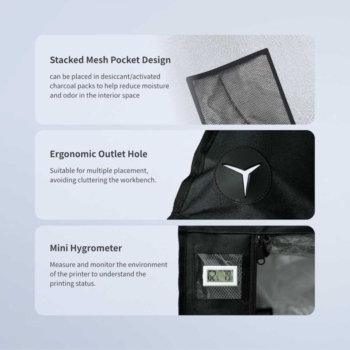 Enclosure Imprimantă 3D 840x570x570mm Bambu Lab A1/A1 Mini Combo