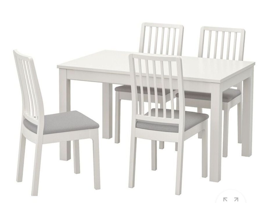 Set masa si 6 scaune Ikea Laneberg/Ekedalen 130/190x80cm