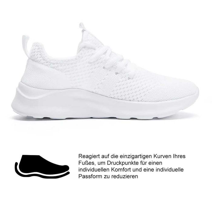 Adidași sport LANGFEUU pentru femei, albi, mărimea 39