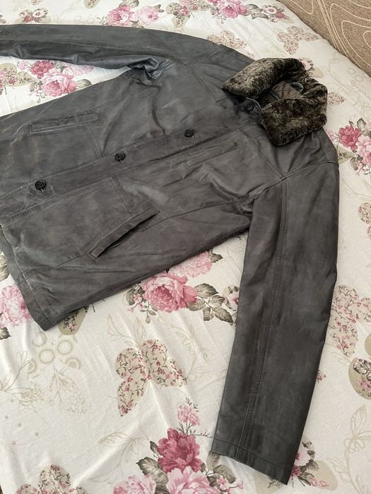 Geaca de piele Pierre Cardin