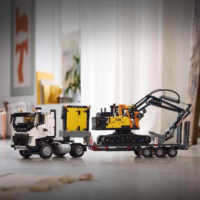 LEGO Technic Volvo FMX Truck with EC230 Electric Crawler Excavator!