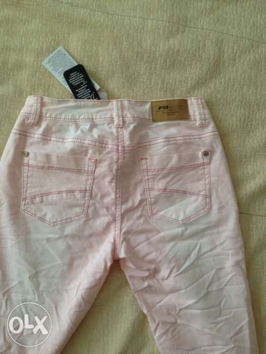 Vand blugi roz,New Yorker Fishbone,deosebiti,marime XS,noi cu eticheta