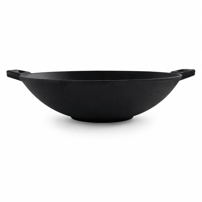 Wok mic din fontă Newalor, 31 cm
