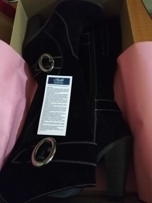 Cizma piele intoarsa eleganta noua, ocazie