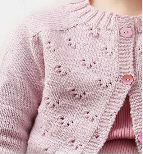 Jacheta pentru fetite lucrata manual