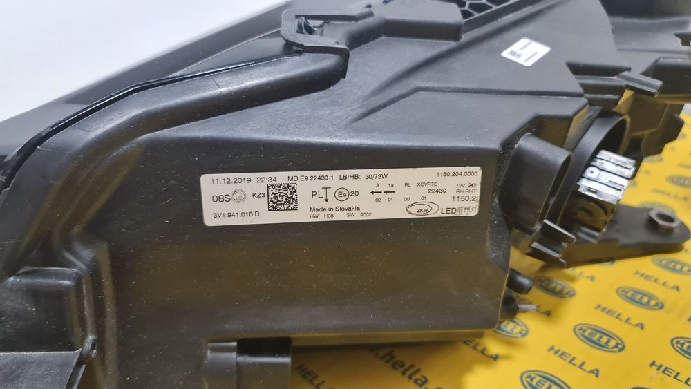 Set far faruri complet full led Skoda Superb 3 facelift calculator