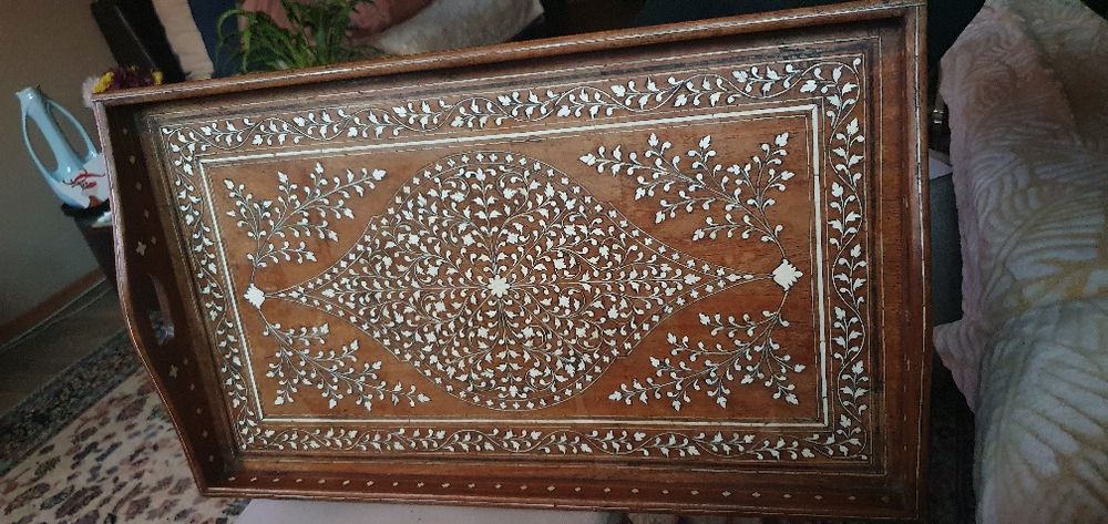 Tava lemn 50/30cm indiana inserții os