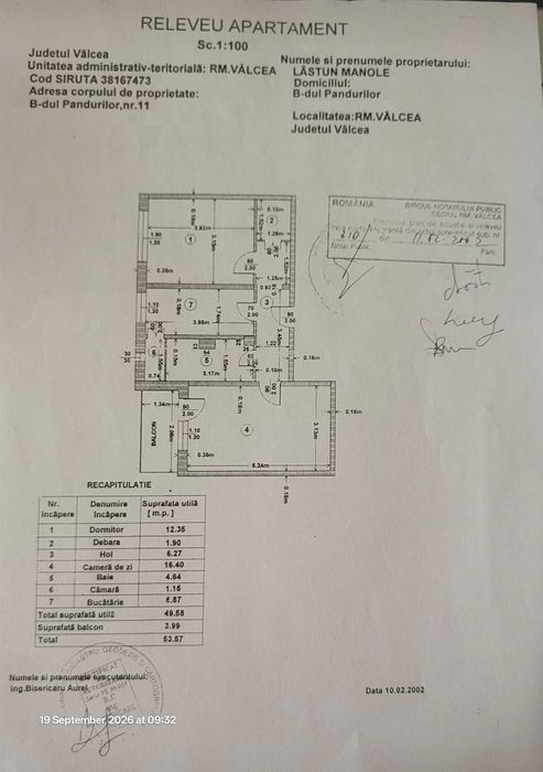 Vand/schimb apartament 2 camere - Ostroveni