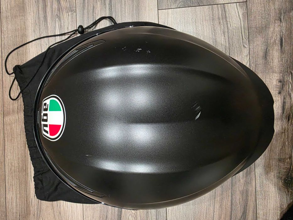 Каска AGV K1 S Matt Black (E2206) + тъмен визьор