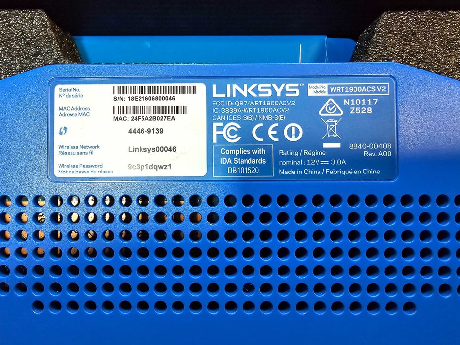 Router Linksys 1900 ACS v2