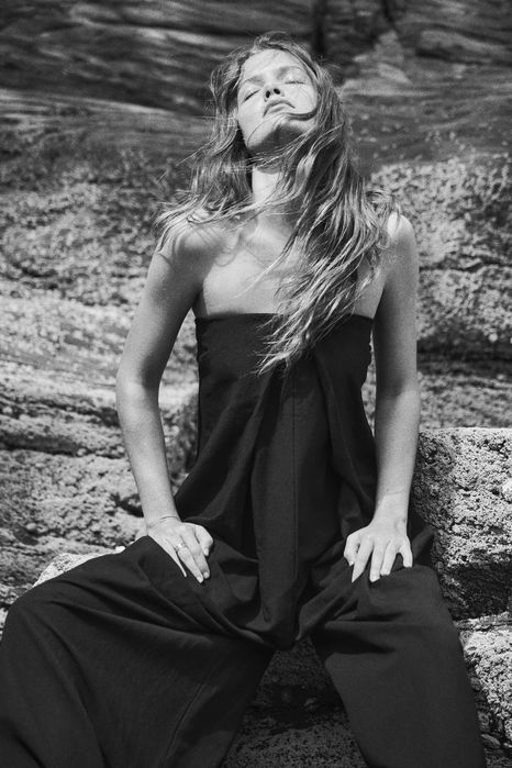 Salopeta din in Zara limited edition