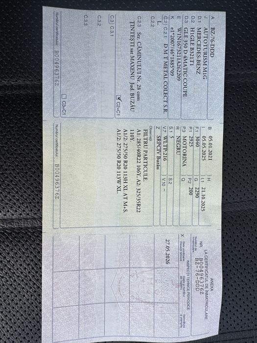 Vand mercedes GLE Coupe