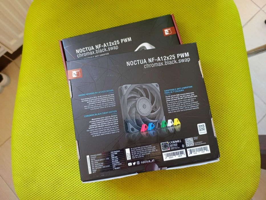 ventilator Noctua NF-A12x25 PWM chromax black