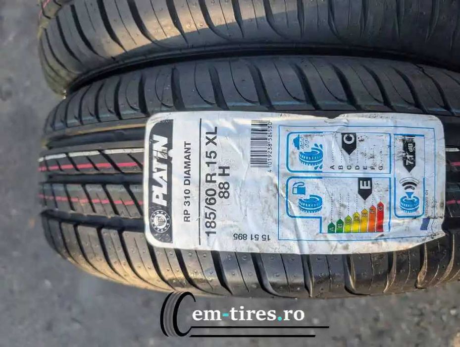 SET 4 Anvelope Vara 185/60 R15 PLATIN RP 310 DIAMANT 88H - XL