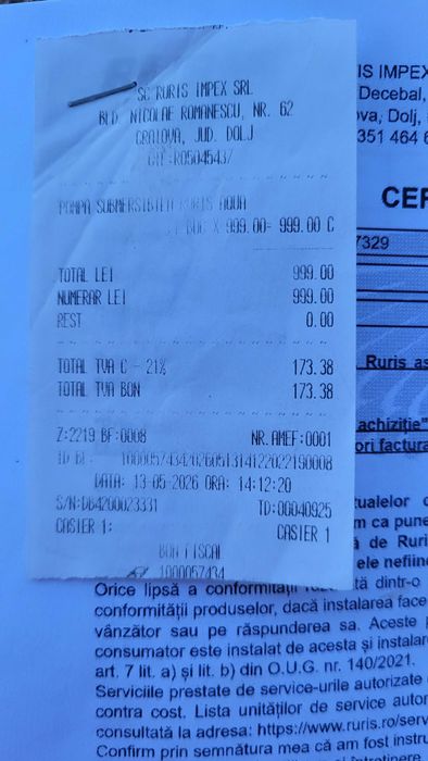 Pompa apa Ruris 105 perfect functionala ca noua