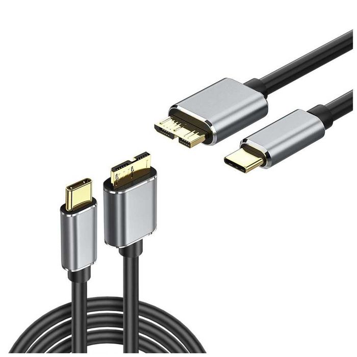 Кабель USB Type-C — Micro-B для внешнего жёсткого диска. Есть доставка