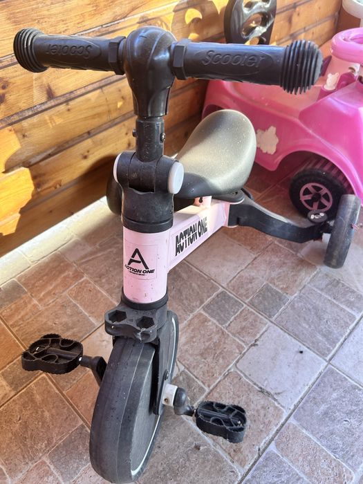 Tricicletă Action One transformabilă