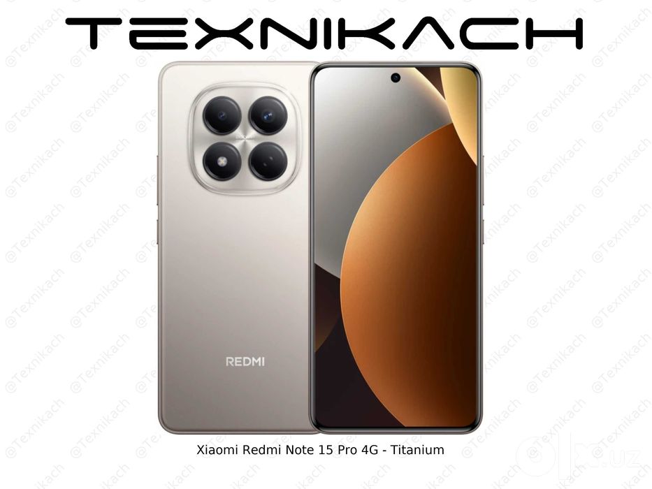 Xiaomi Redmi Note 15 Pro 4G • Yetkazib berish • Tekshirib to‘lash
