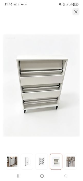 Обувница Modula 80x22x115 см, ЛДСП