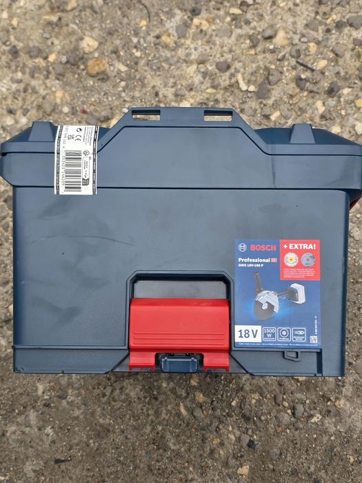 Polizor unghiular Bosch GWS 18V-180P, 18 cm, 7000 RPM, 1500 W, 2.8 kg, SIGILAT