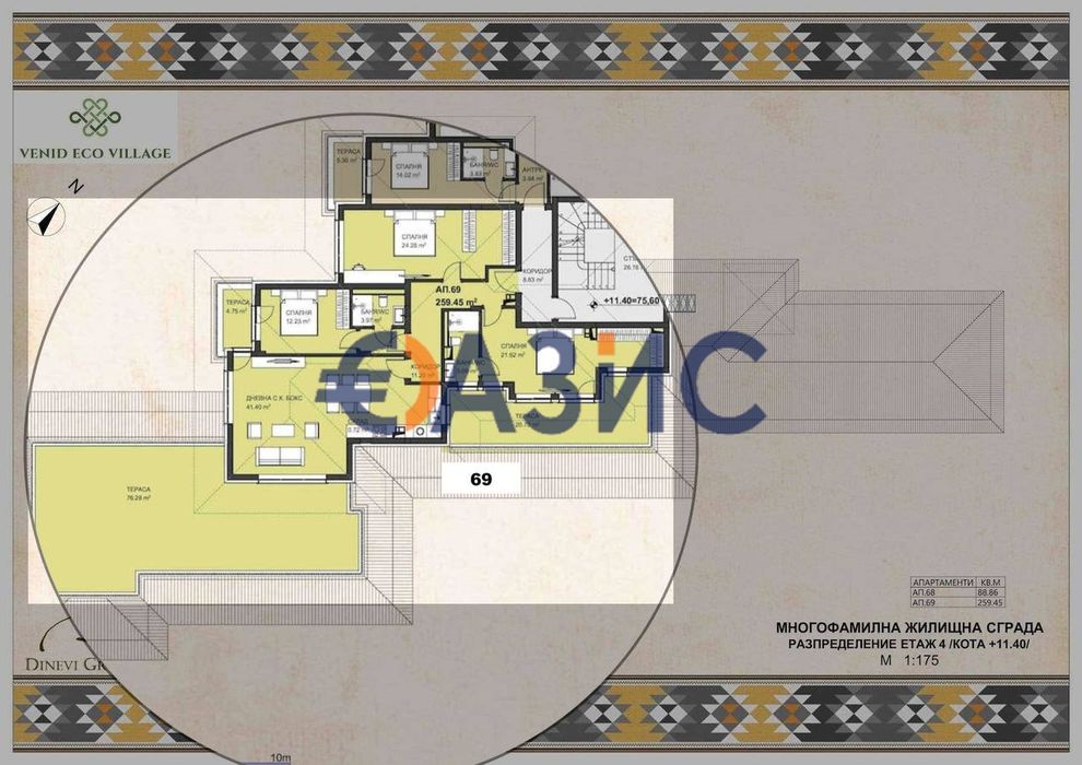 Продава се Двустаен апартамент в Свети Влас - 74 кв.м за 1039 €/кв.м - Снимка #14